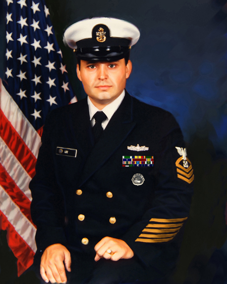 Mike Unfiltered in Navy Uniform